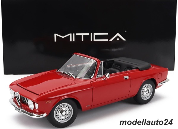 Alfa Romeo Giulia 1600 GTC Cabriolet 1964 Rosso Alfa / 1:18