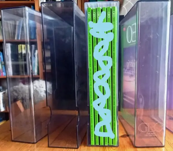 Magazine/Zeitschriften Sammelboxen Kunststoff Acryl 4 x