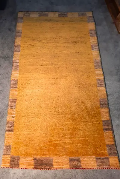 Gabbeh Teppich handgeknüpft, neu, original Persien, 75x137