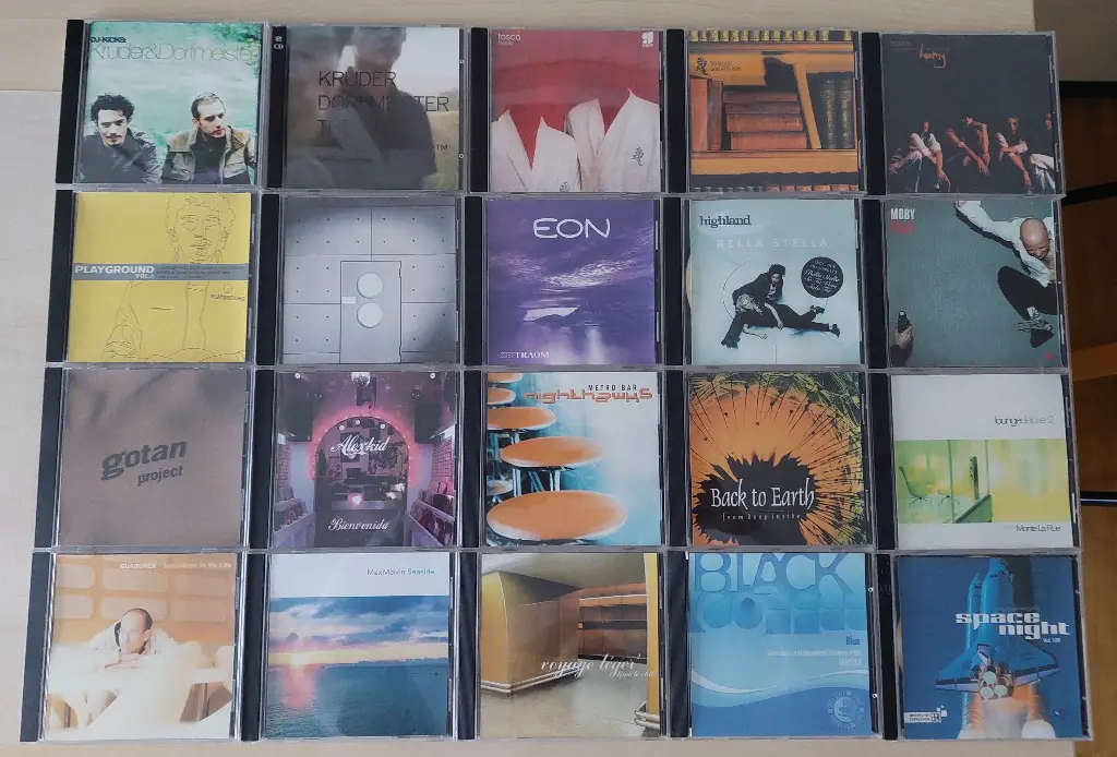 Set 17) Sammlung mit 22 CD"s "Lounge"- Musik, in Top-Zustand