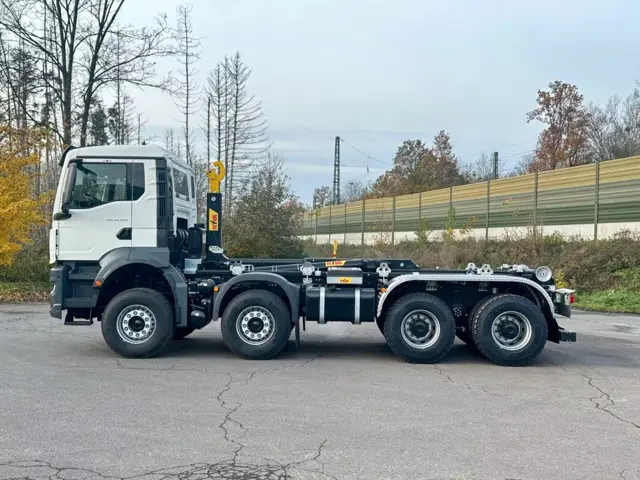 MAN, TGS 35.520 8x4 Euro6e Hyva 26-55 Abroll, Abrollkipper (Haken)