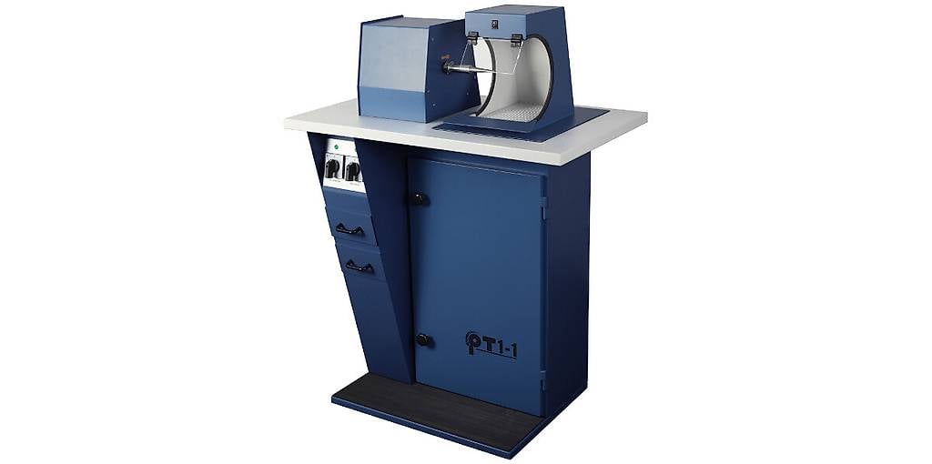 Poliertischg PT 1, Poliermaschine