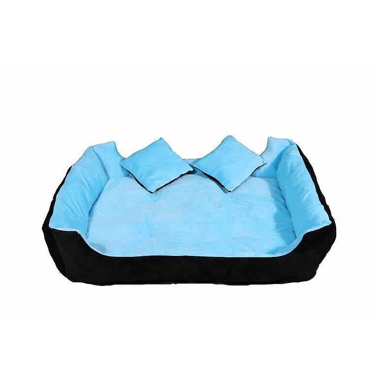  Hundebett blau schwarz