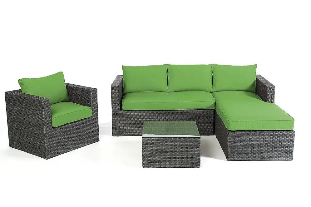 Meubles en rotin lounge gris mélangé