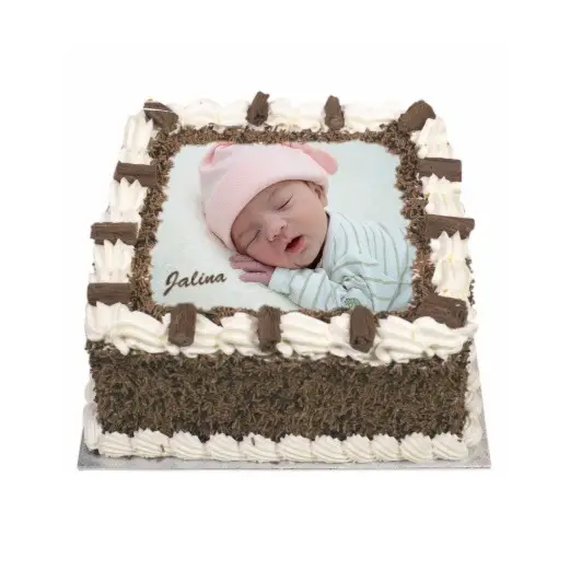 Fondant Fototorte 20x20cm Tortenaufleger