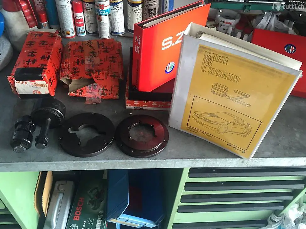  Alfa Romeo S.Z. Zagato Outillages & Manuel de réparation