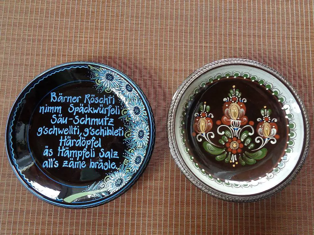 Bauernmalerei Teller