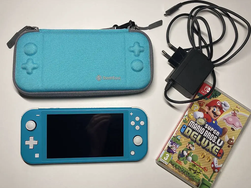 Nintendo Switch Lite mit Super Mario Bros. Deluxe