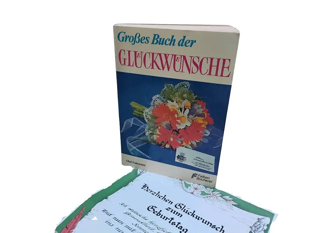 Grosses Buch der Glückwünsche Olaf Fuhrmann Falken 1969