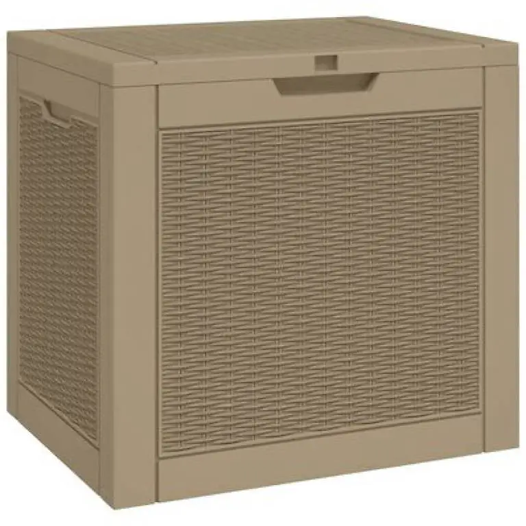 Gartenbox Hellbraun 55,5x43x53 cm Polypropylen 283773