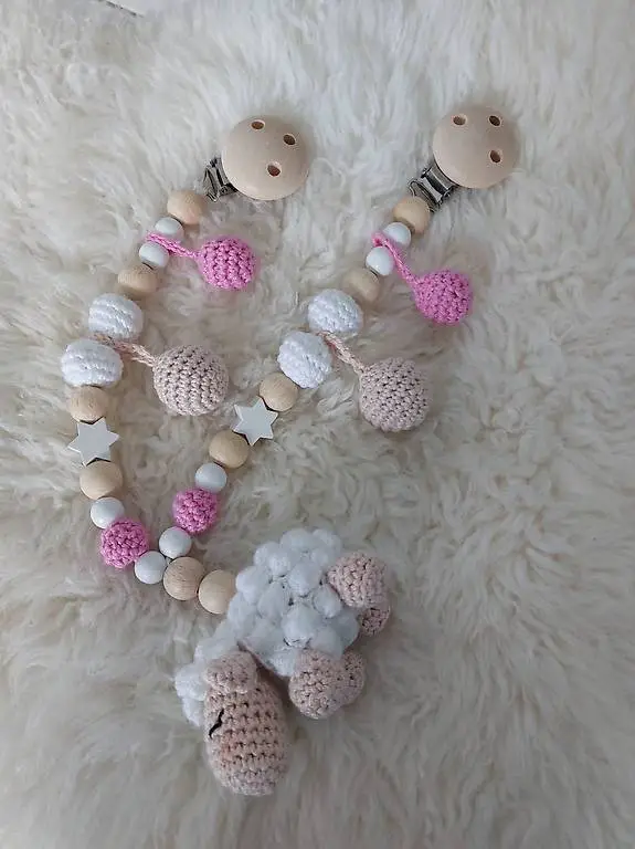 Kinderwagenkette mit Rassel