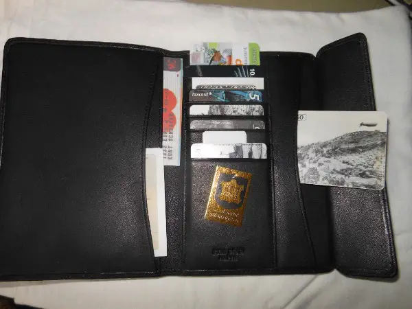 neu Brieftasche aus vollnarbigem Nappaleder