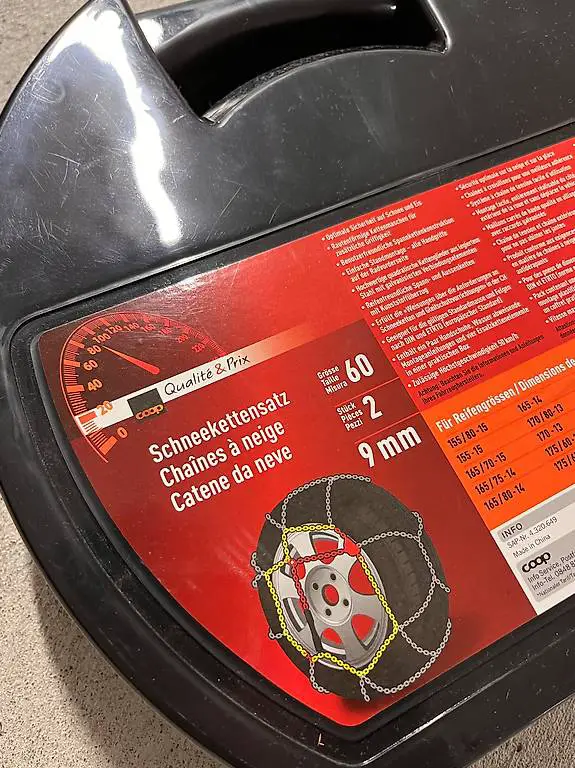 Schneeketten, neu und unbenutzt