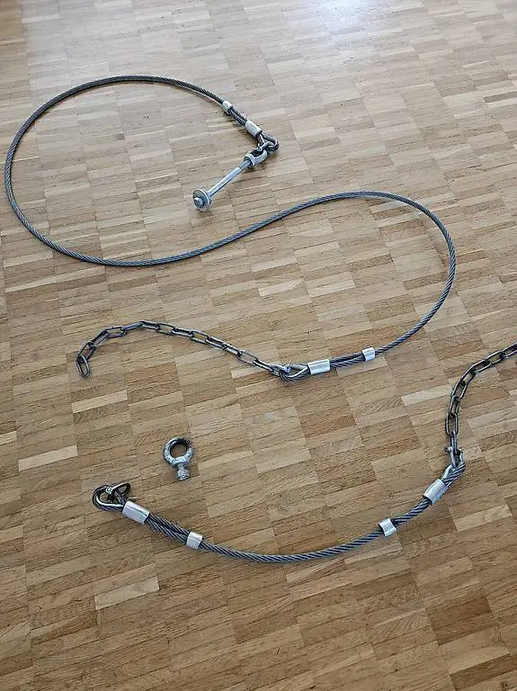 Stahlseilvorrichtung zu hängematte