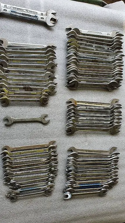 Doppelgabelschlüssel in Grössen 14 - 22mm