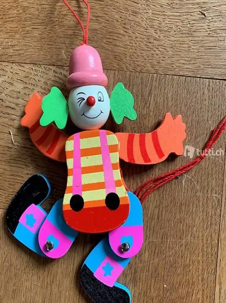 Hampelmann Baby lustiger CLOWN Pantin drole pour bébé