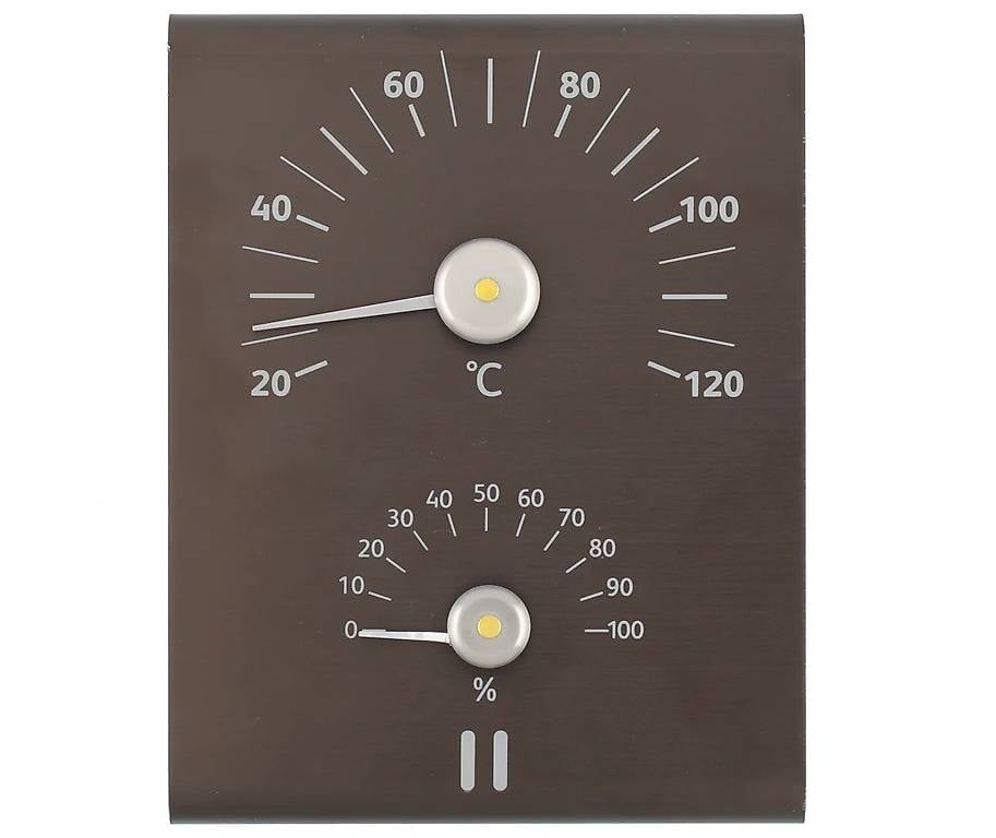 Sauna Thermometer & Hygrometer Braun (Rento)