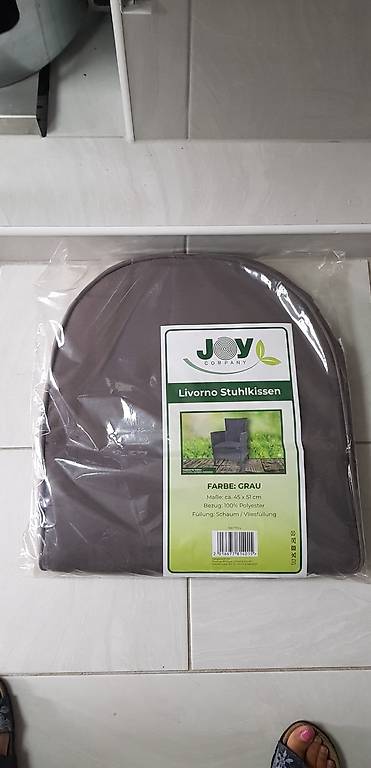 4 Stuhlkissen / Auflage für Rattanstühle