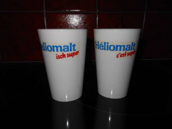 rare Vintage Originale Heliomalt Becher 70/ 80 jahre