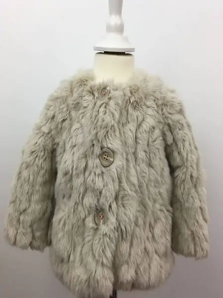 Trendiger Fell Mantel für hippe girls