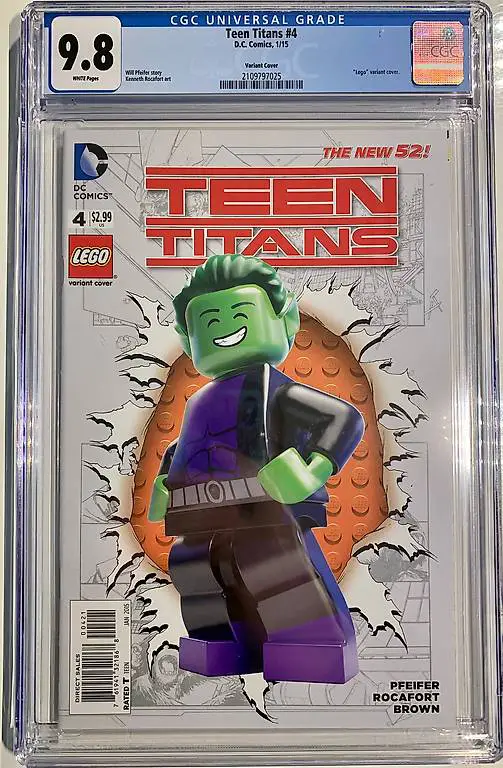 Comic DC Teen Titans 4 CGC 9.8