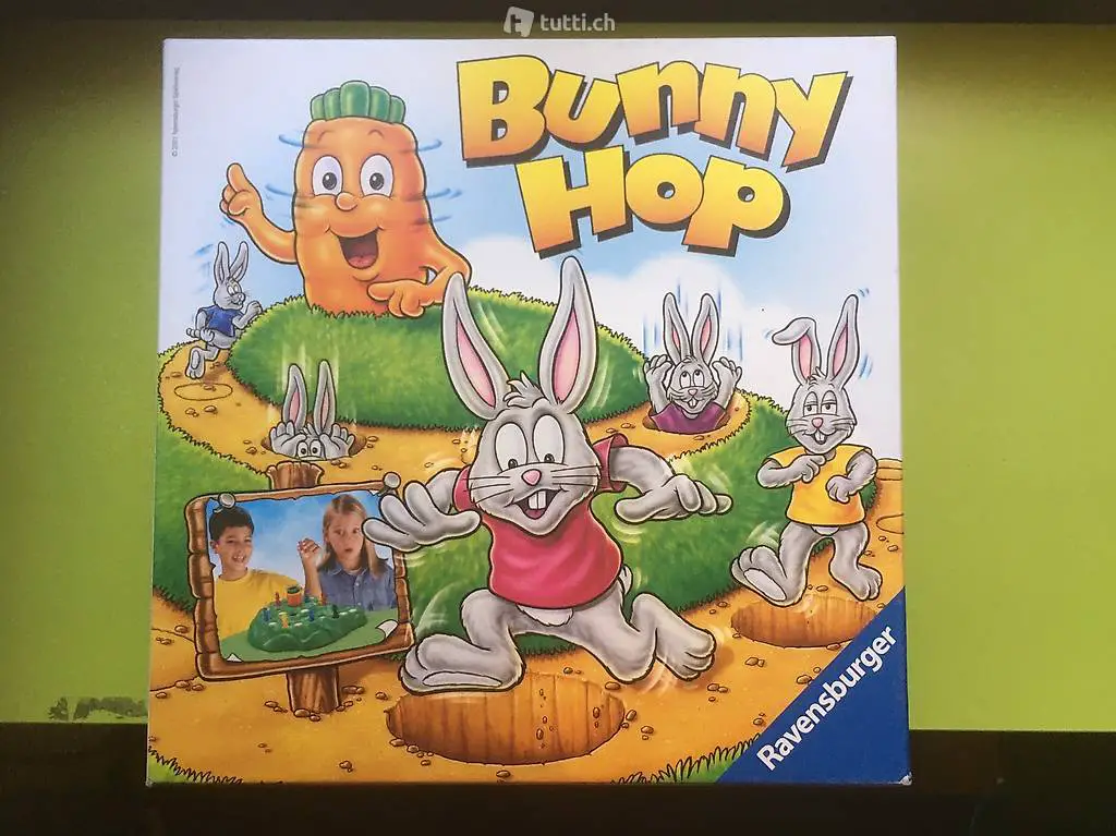 Bunny hop gioco da tavola