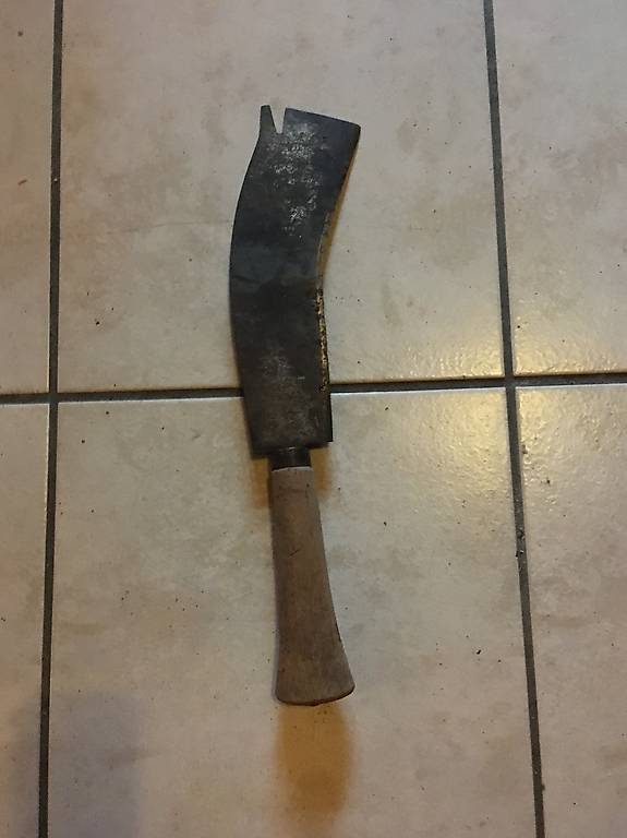 Gertel, Haubeil, Hippe, Abschlache, antik