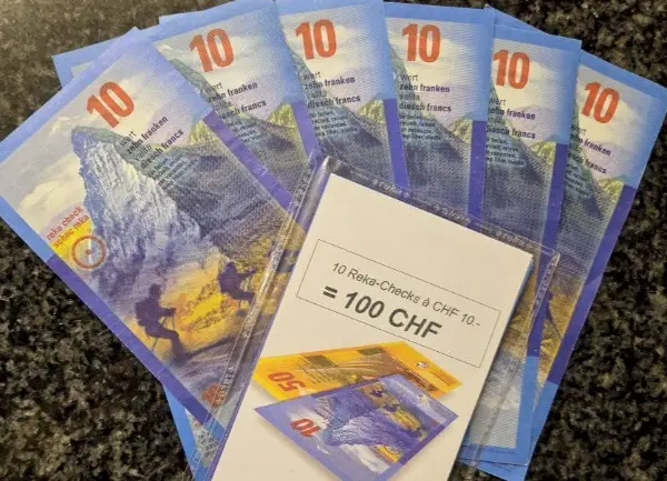 Reka-Checks oder Geschenkkarte SBB