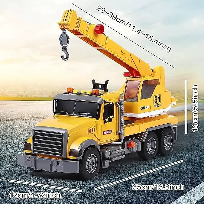 Kranwagen Spielzeug 1:16 30x12x10 cm, 500g