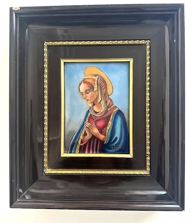 Dipinto religioso Botticini Bonhomme Limoges