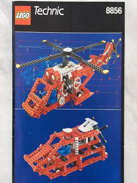 Lego Technic Rettungshelikopter 8856 mit Originalbauanleit.