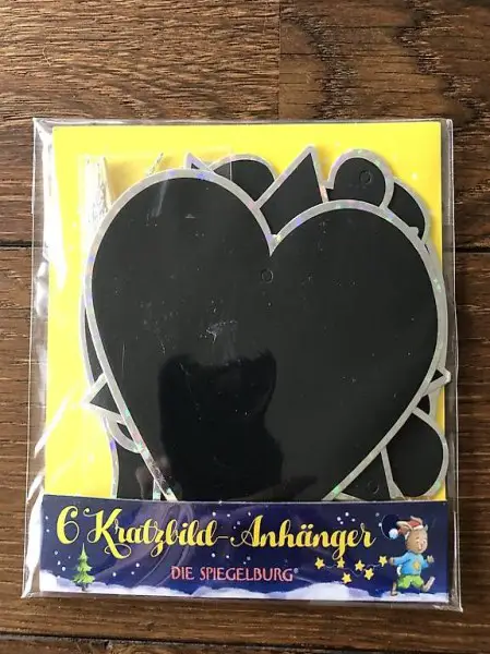 Kratzbild Anhänger Spiegelburg