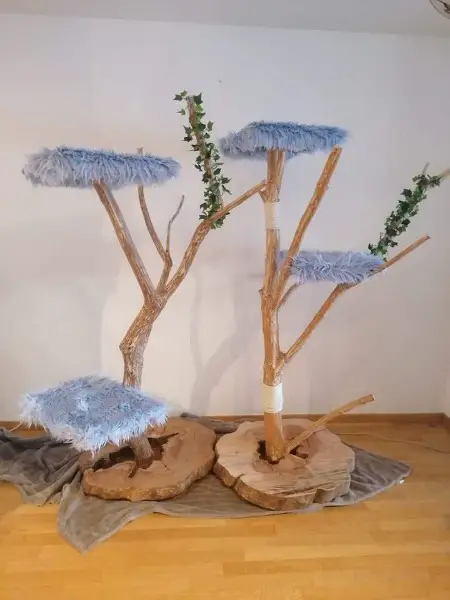 Kratzbäume aus Naturholz