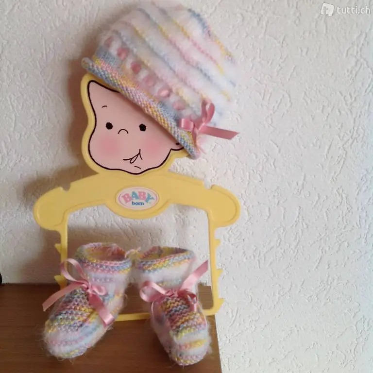 Babyfinkli und Mützchen handgestrickt
