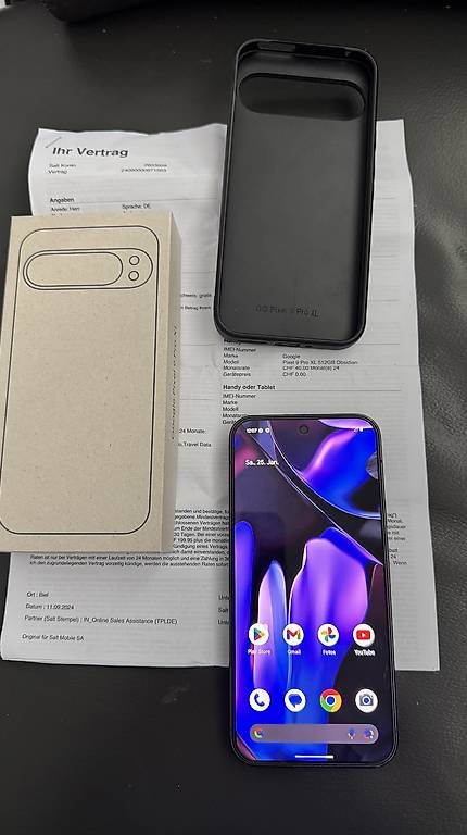Google Pixel 9 Pro XL512GB, 6.80.SIM + eSIM,50 Mpx,5G Zusta