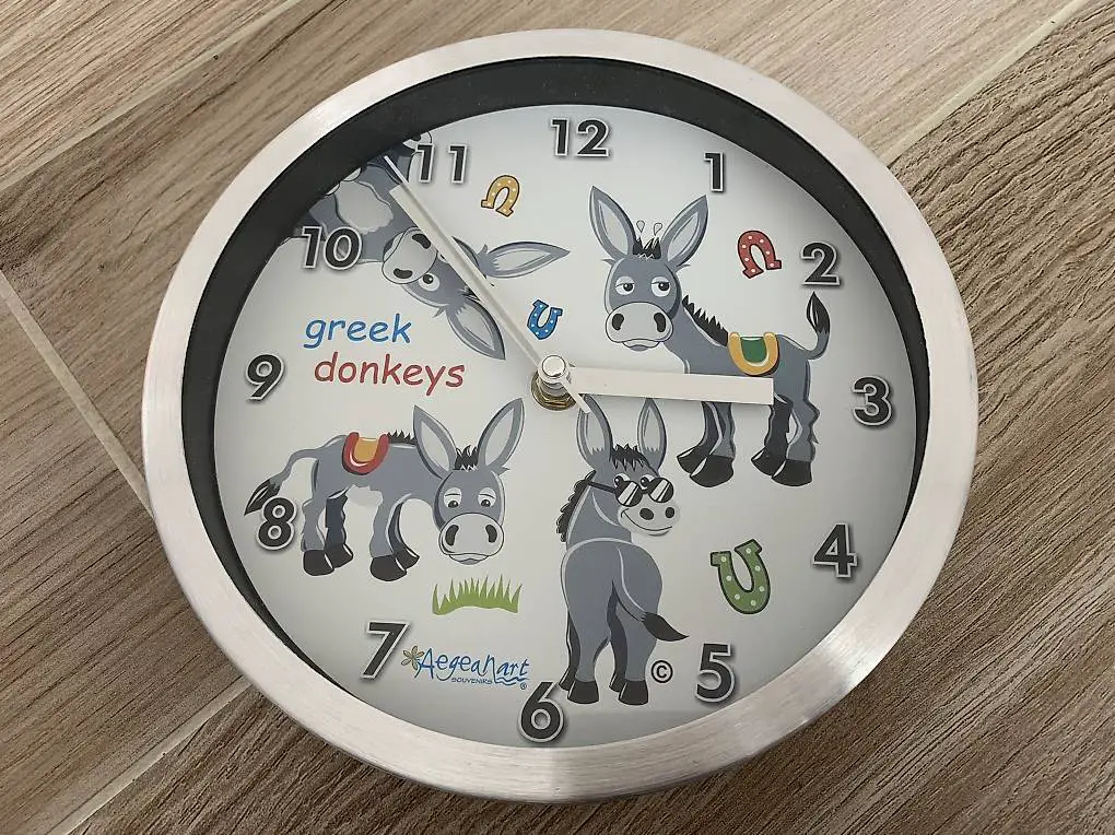 Kinderzimmer Wanduhr