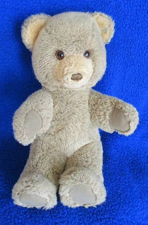 Teddybär, hellbraun, Marke Steiff, H 21 x B 12 cm
