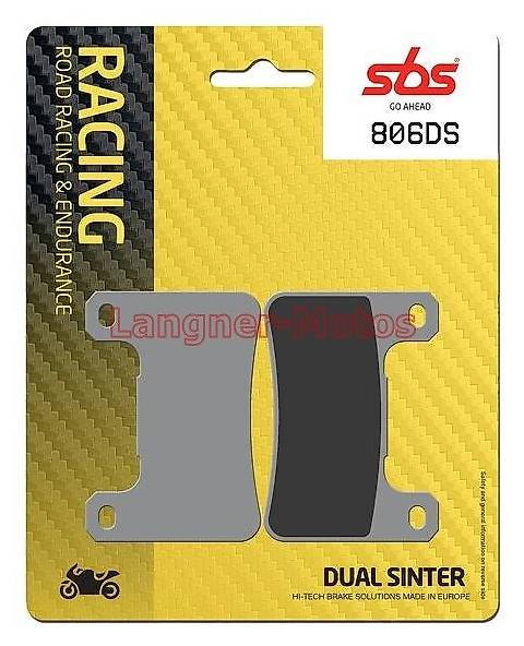 Bremsbelag SBS 806 DS-1 Road Racing Endurance *Giftiger Biss