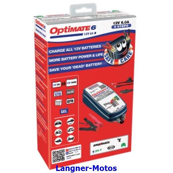 Batterieladegerät Optimate 6 Ampmatic 12V 6A Honda Vespa KTM