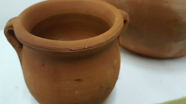 Ton Töpfli. Set 3 Stück