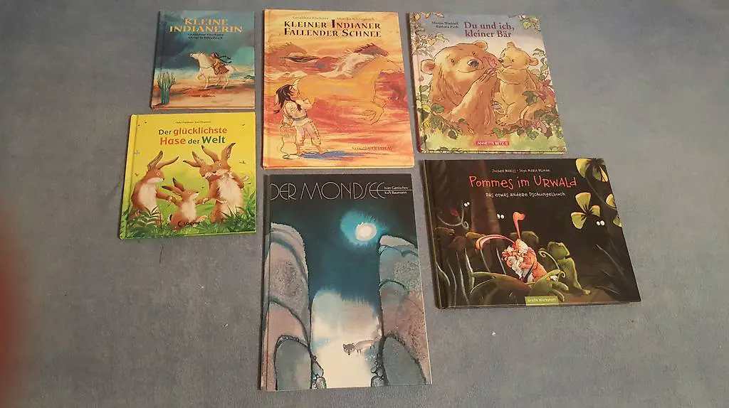 Kinderbücher: Kleiner Indianer, Bär, Urwald, Hase