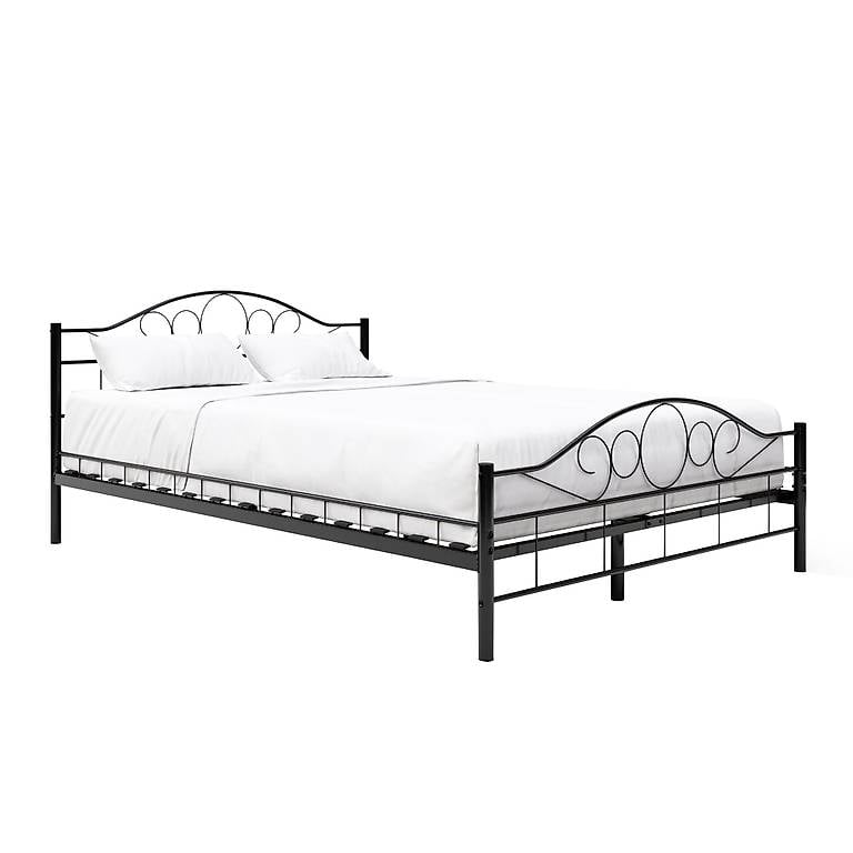 Metallbett 140 x 200 cm schwarz