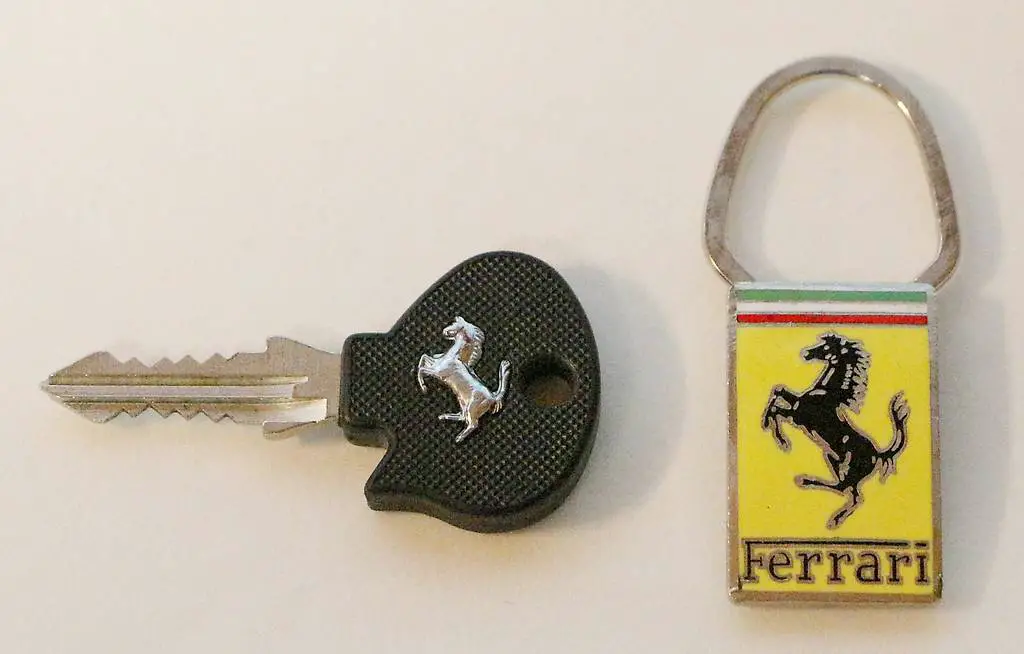 Ferrari Schlüsselanhänger Vintage Original