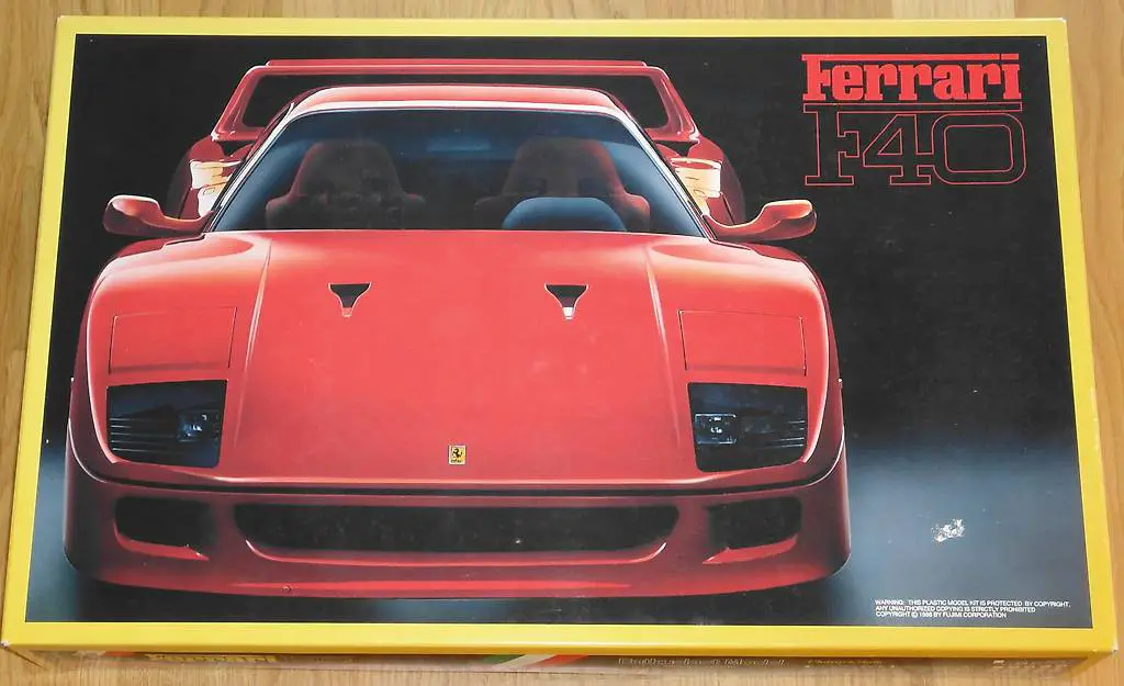 fujimi ferrari f40 1:16