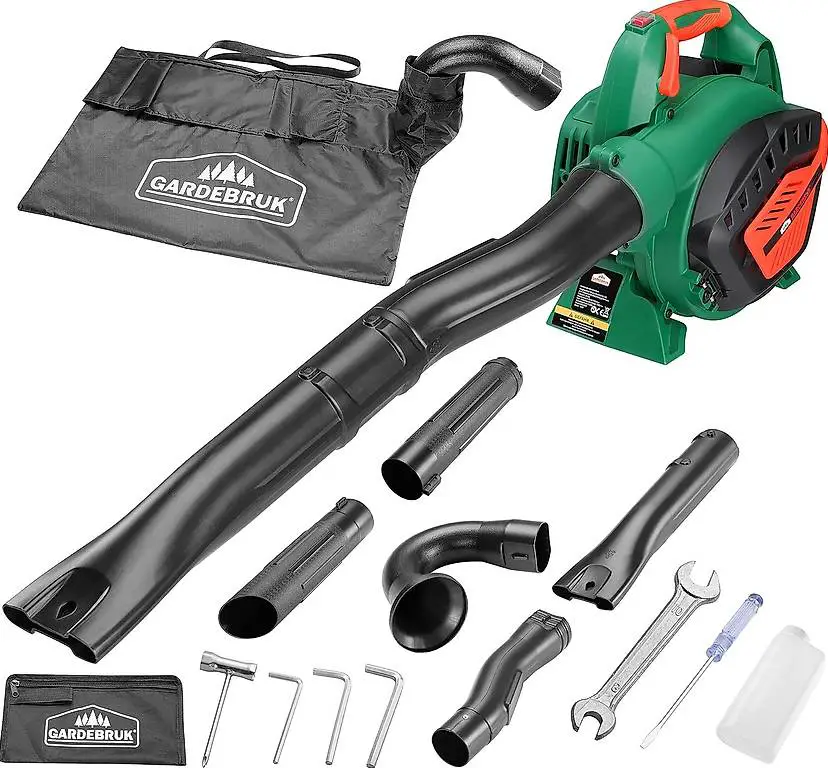 GARDEBRUK® Laubsauger 4 in 1 Benzin Blasgeschwindigkeit 68m/