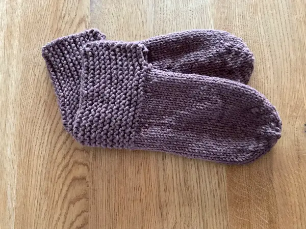 Warme Handgestrickt Bettsocken Gr.41/42