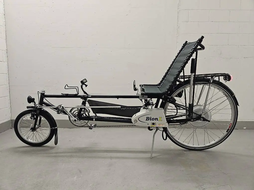 Fateba L1 Liege-Elektrovelo mit Zusatzakku