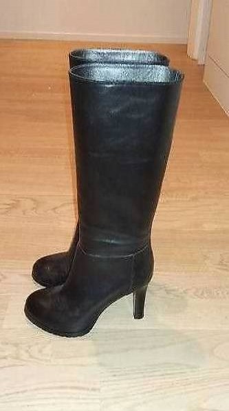 Neue schwarze Navyboot Stiefel Gr. 37