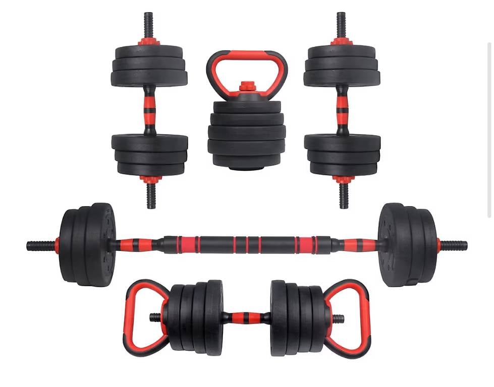 Hantelset 3-in-1 20 kg