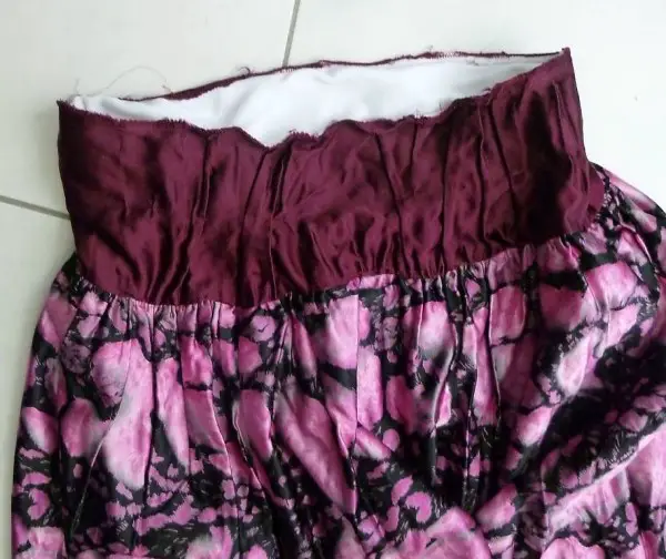 langer Rock, Bund elastisch evtl Neues nähen